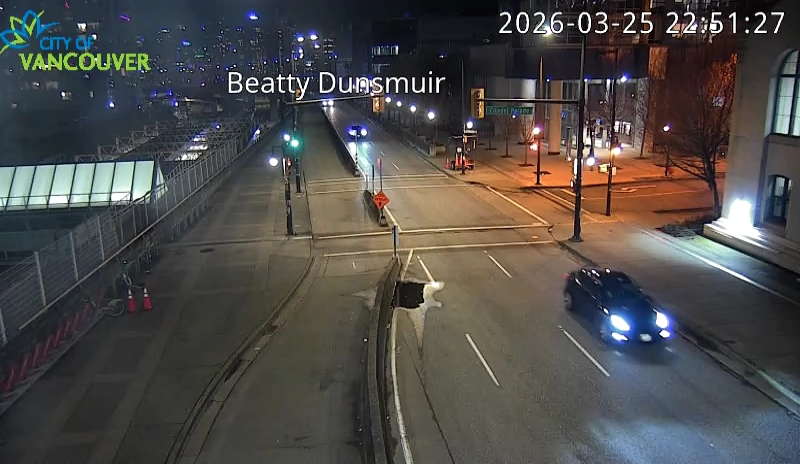 Beatty St and Dunsmuir St - East