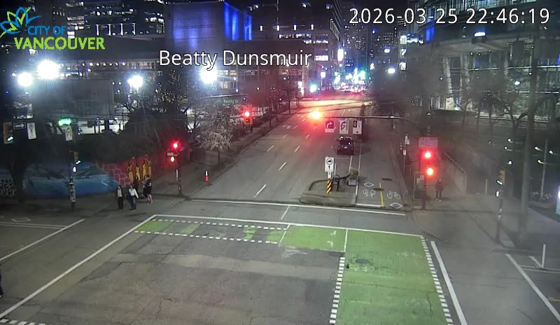 Beatty St and Dunsmuir St - West