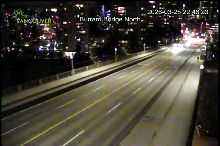 Burrard Street Bridge mid span - North