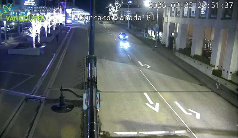 Burrard St & Canada Place - East