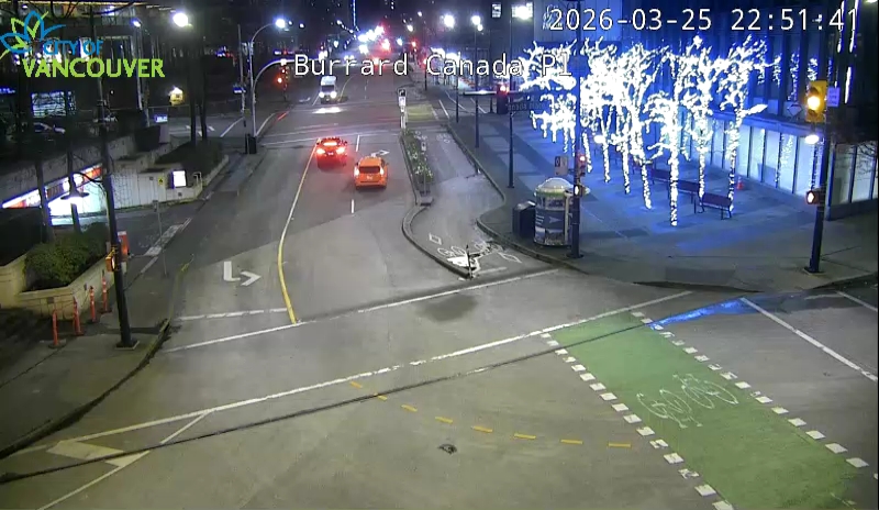 Burrard St & Canada Place - South