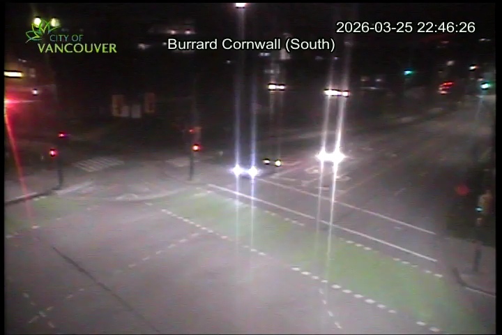 Burrard Bridge - West approach