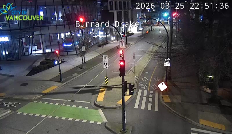 Burrard St & Drake St - E