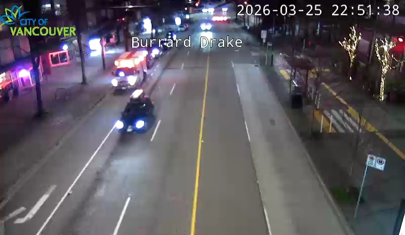 Burrard St & Drake St - S