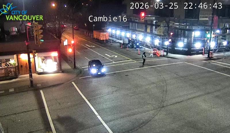 Cambie St and W 16th Ave - East