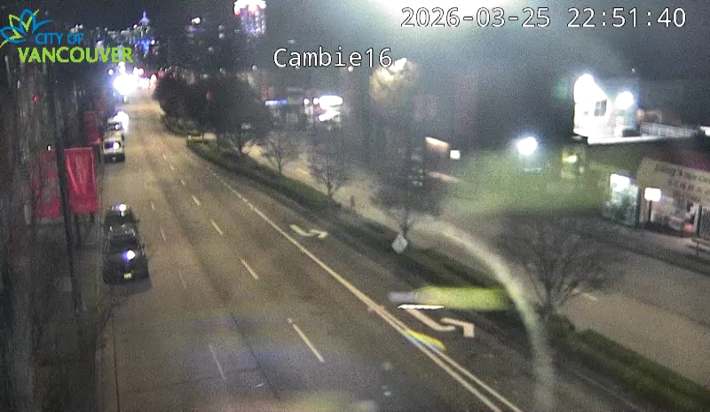 Cambie St and W 16th Ave - North