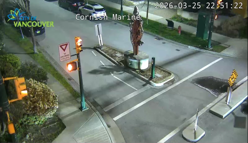 Cornish St & SW Marine Dr - N