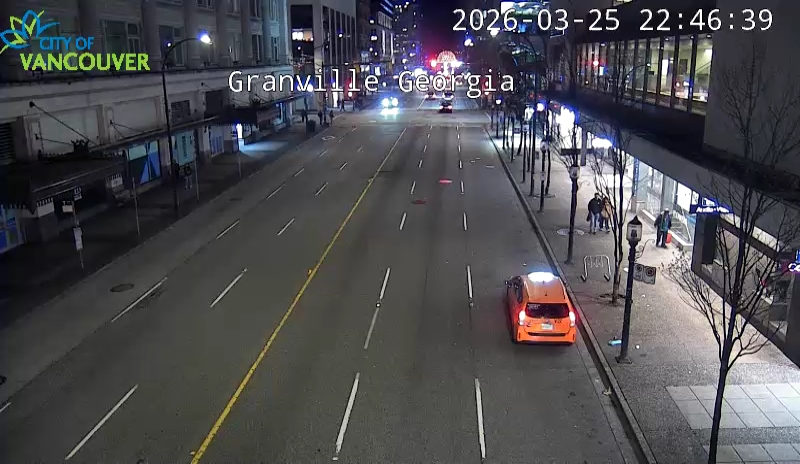 Granville St & E Georgia St - East
