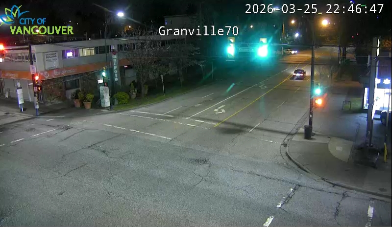 Granville St & W 70th Ave - E