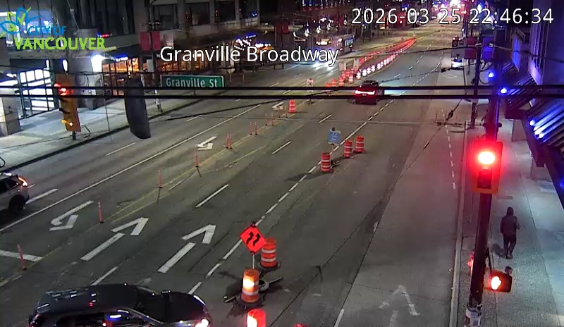 Granville St & W Broadway Ave - West