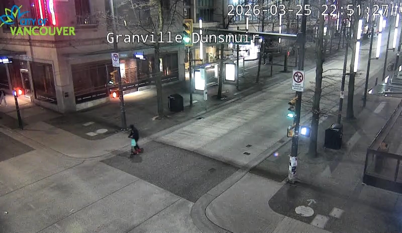 Granville St & Dunsmuir St - South
