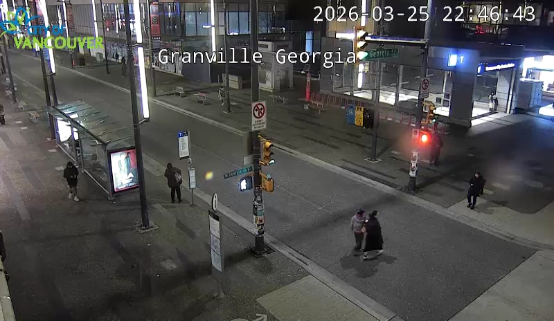 Granville St & E Georgia St - South