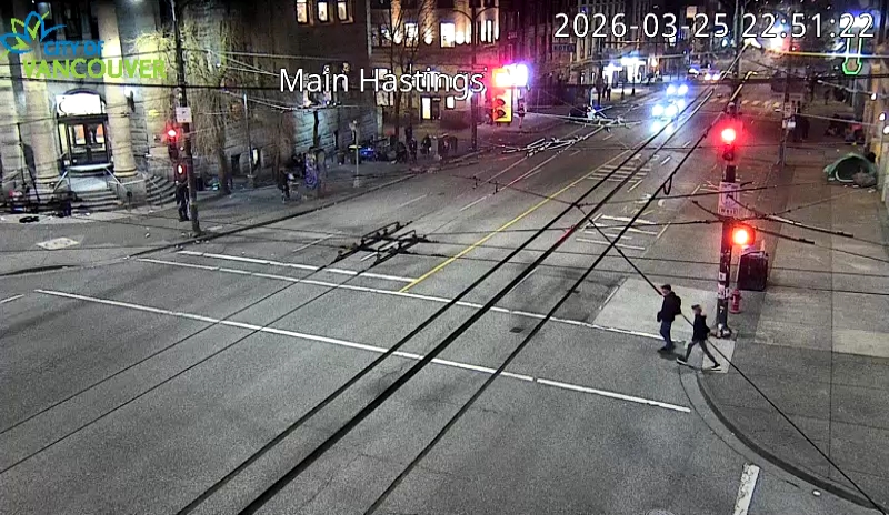 Main St & E Hastings St - West