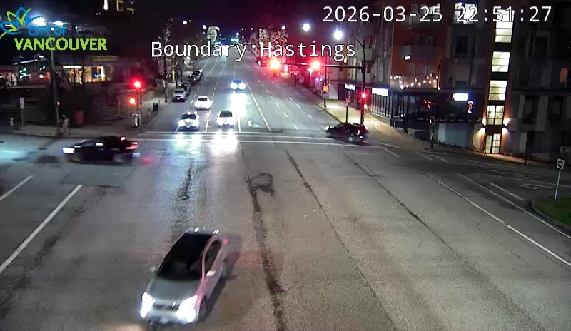 Boundary Rd & E Hastings St - East