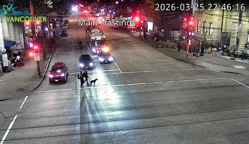 Main St & E Hastings St - South