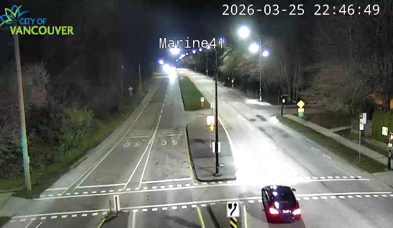 SW Marine Dr and W 41st Ave - West