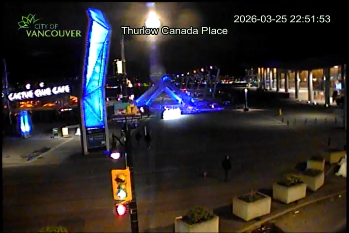 Thurlow St and Canada Place - North